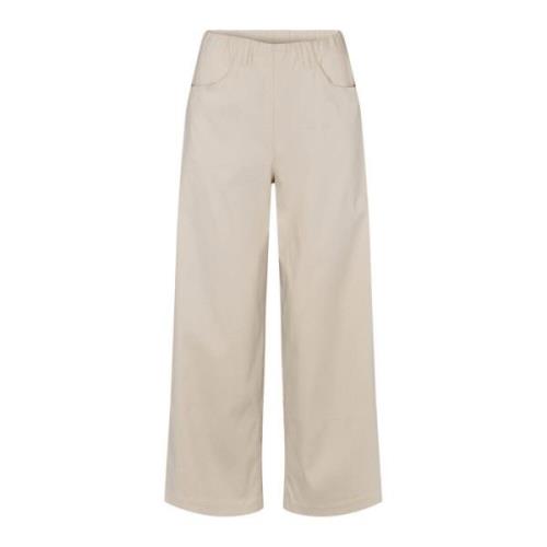 Laurie Donna Loose Crop Trousers Loose 100617 25000 Grey Sand
