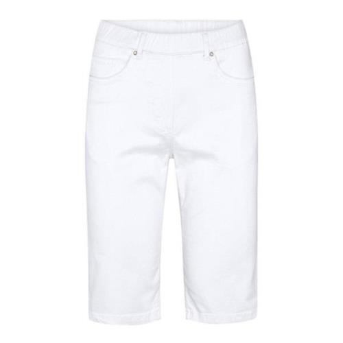 Laurie Helen Straight Shorts Trousers Straight 100964 10122 White