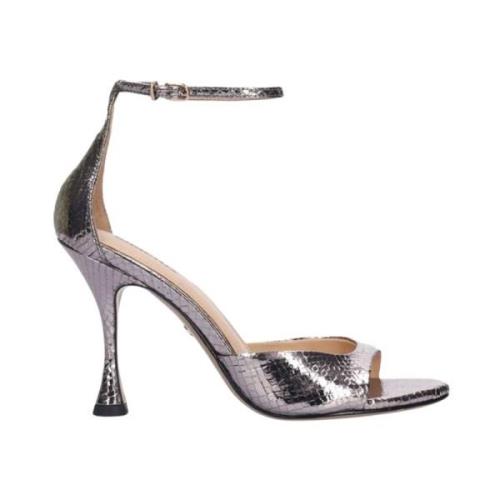 Reptil Stil Metallisk Sandal