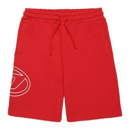 Fleece shorts med Oval D-logo