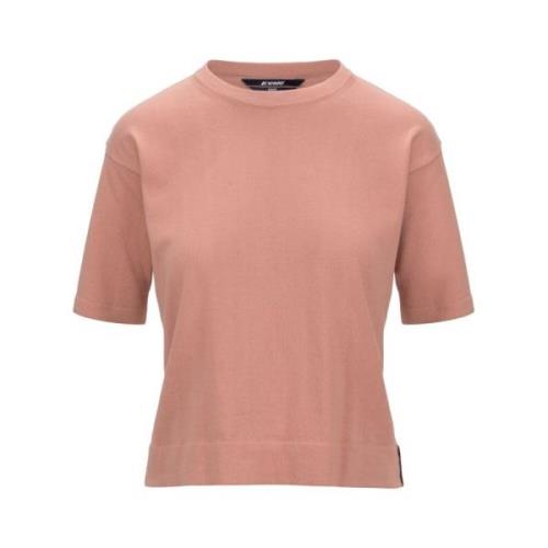Elegant Feminin Rose Brown T-shirt