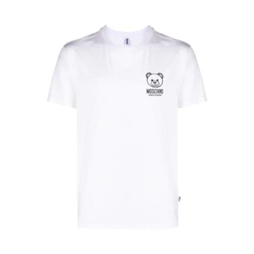 Hvid Teddy Bear Logo T-shirt
