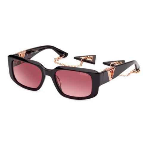 Black/Red Shaded Sunglasses