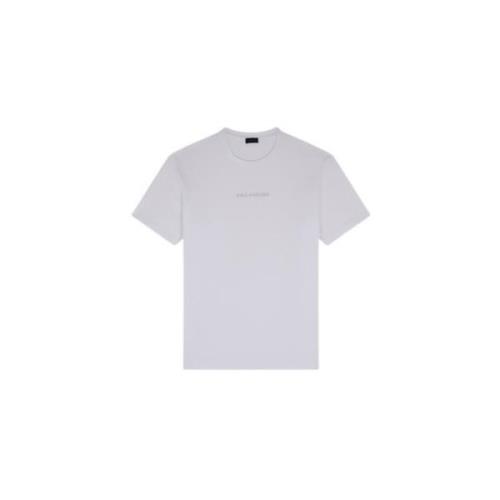 Hvid Bomuld Jersey T-shirt Regular Fit