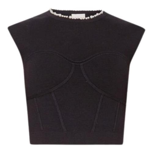 Sort Cropped Perle Sweater