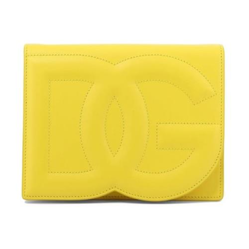 DG Logo Læder Crossbody Taske