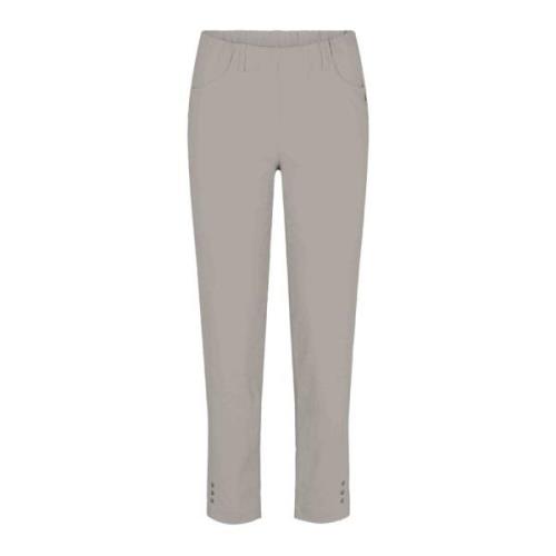 Laurie Rose Regular Crop Trousers Grey Sand