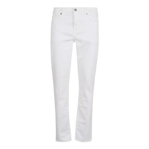 Luxe Performance White Slimmy Jeans