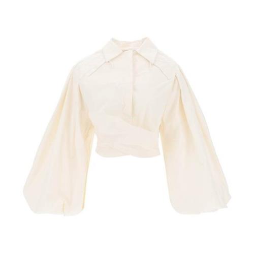 Klassisk Hvid Button-Up Skjorte
