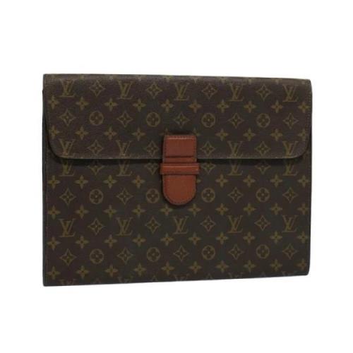 Pre-owned Coated canvas louis-vuitton-tasker