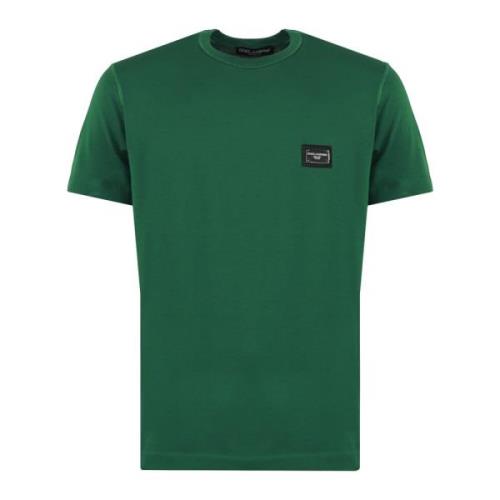 Herre Mærket Tag T-Shirt Grøn