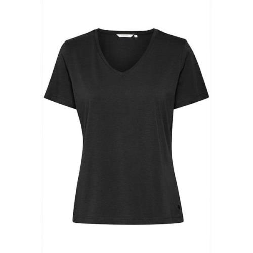 Cream Naia Tshirt Toppe T-Shirts 10604508 Pitch Black