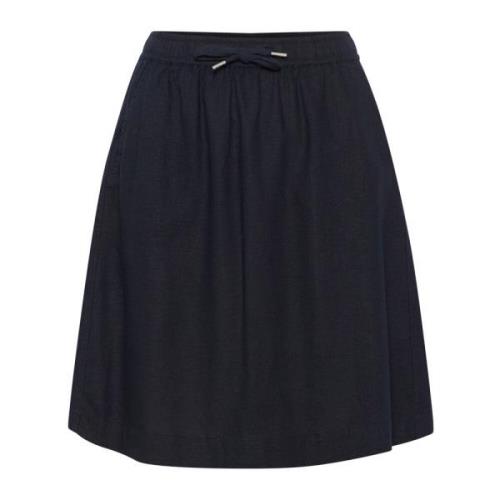 Inwear Ellieiw Short Skirt Nederdele 30109311 Marine Blue