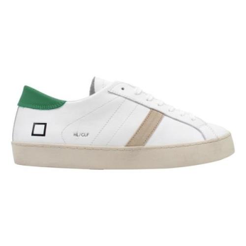 Hvid Grøn Hill Calf Sneakers
