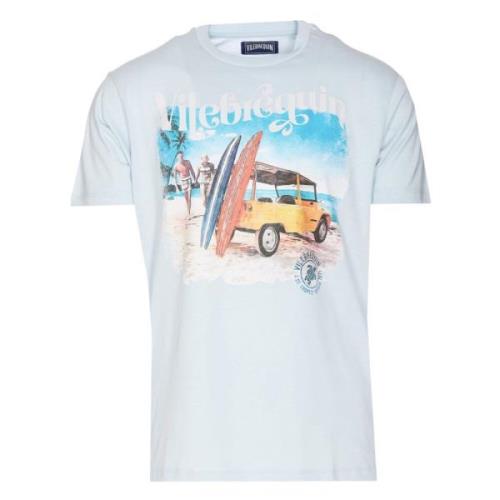 Lysblå Vasket T-Shirt GENJC 825