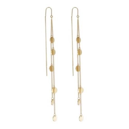 Theia Multi Dot Chain Earring Gold Plating