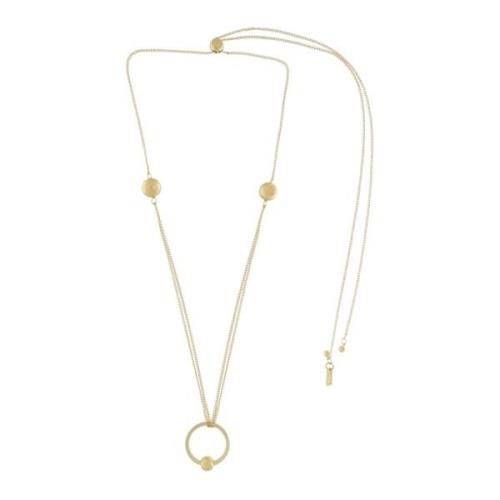 Tabitha Adjustable Multi Ball Necklace Gold Plating