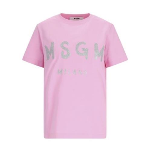 Pink Glitter Logo T-shirt