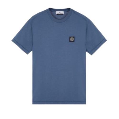 Kortærmet Blå Logo T-Shirt