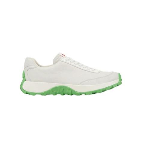 Hvid/Grøn Læder Sneakers Drift Trail