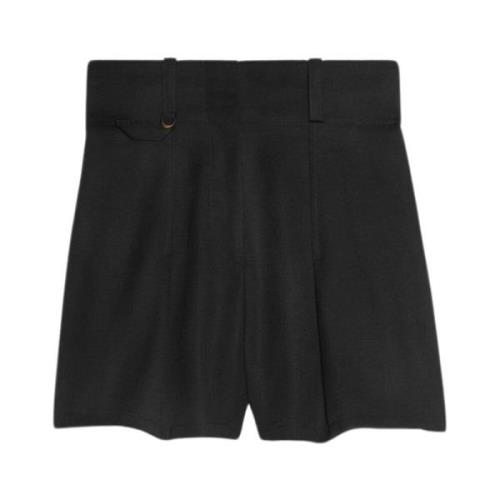 Højtaljede Linnedshorts