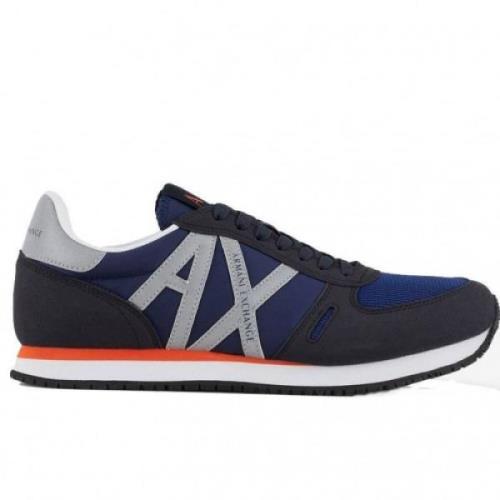 Blå Stof Sneakers XUX017 XCC68