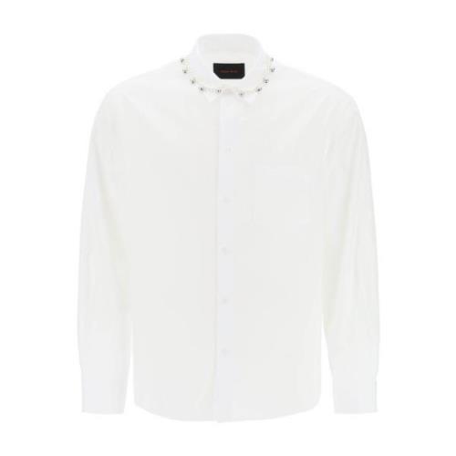 Klassisk Hvid Button-Up Skjorte