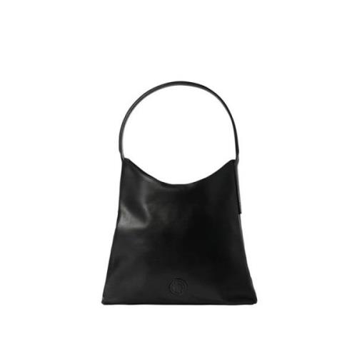 Léonore M sort lædertaske
