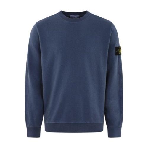 Blå Logo-Patch Sweater