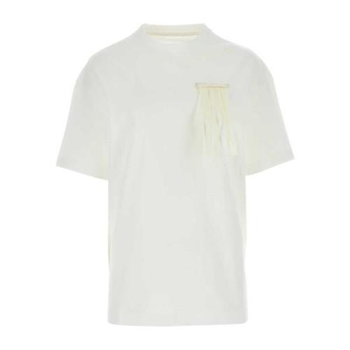 Klassisk Hvid Bomulds T-shirt