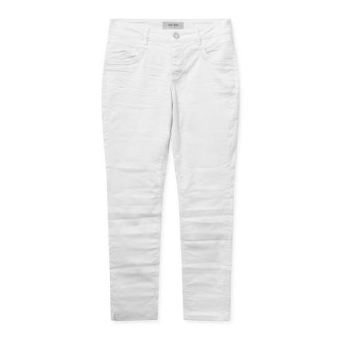 Broderede High-Rise Jeans