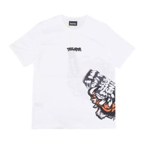 Hvid Tiger Tee Streetwear Skjorte