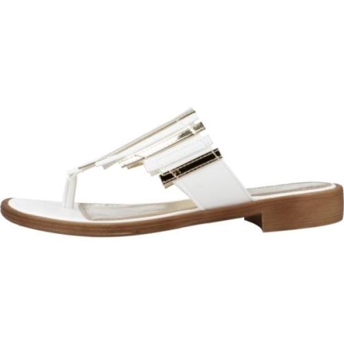 Farverige Multi-Strap Flip Flops