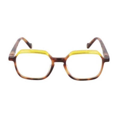Farverige firkantede briller
