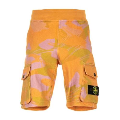 Orange Bermuda Shorts