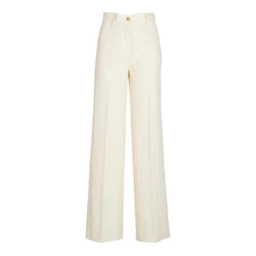 Chic Ivory Bukser 5-Lomme Twill