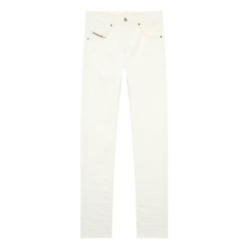 Hvide Straight Jeans til Mænd