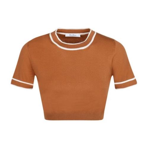 Cropped Bomuld Jumper Sweater