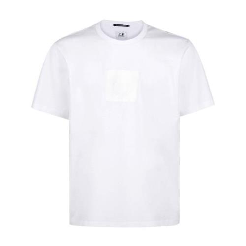 Metropolis Serie Hvid Badge T-Shirt