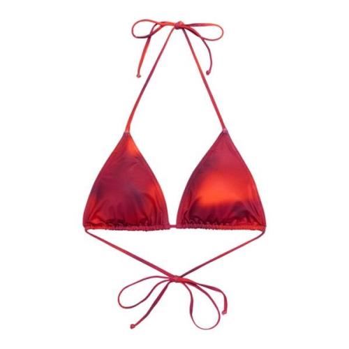 Rød Blomsterprint Bikini Top Tilbehør