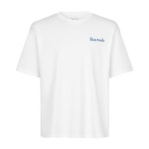 Bomuld T-shirt med Print