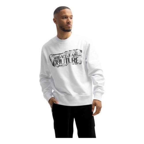 Logo Magazine Sweater Hvid Herre