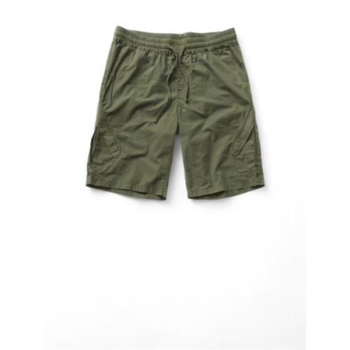 Militærgrøn Bermuda Shorts med sidelommer