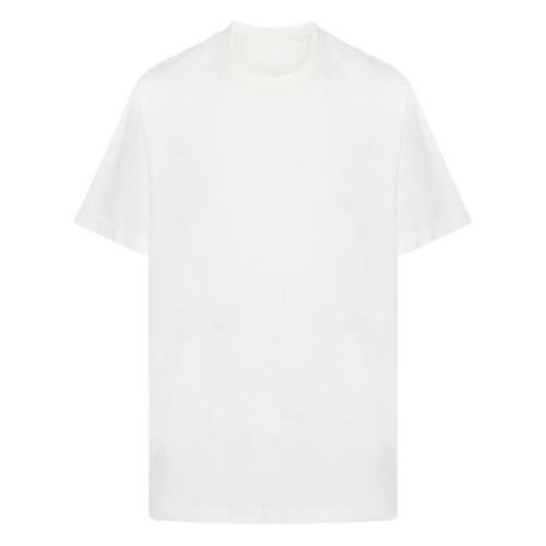 Premium kortærmet T-shirt i Off White