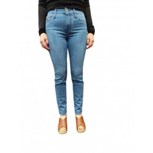 Slim Fit Lysblå Hjerte Jacron Jeans