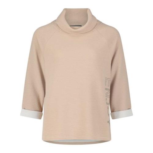 Moderne Turtleneck Sweatshirt med Glitter