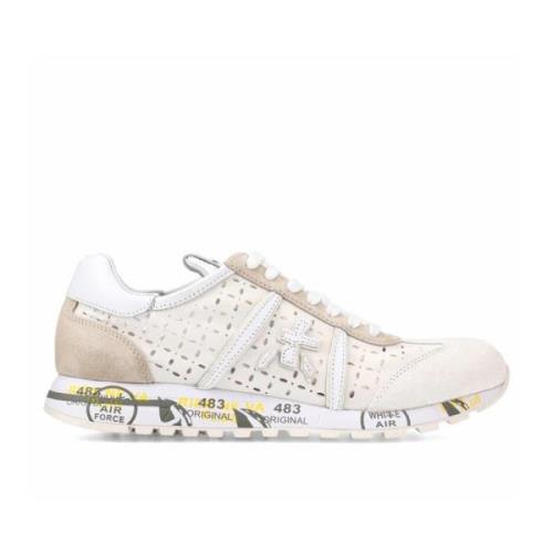 Hvide Lucy Blomst Print Sneakers
