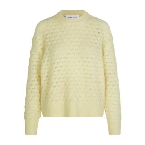 Pointelle Sweater Pear Sorbet