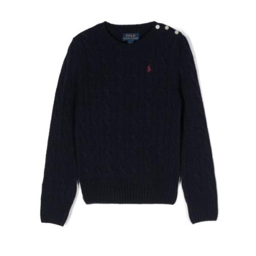 Hunter Navy Cable Sweater Pullover