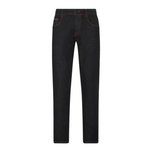 Mørkevask Slim-Fit Denim Jeans